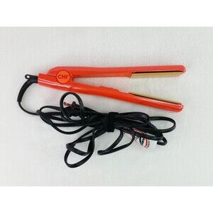CHI Beauty Ceramic 1" Flat Hair Straightening Iron Iridescent Orange GF8817